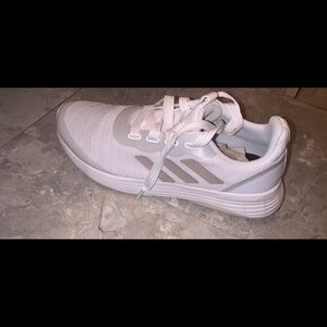 White Adidas Womens Athletic Shoes